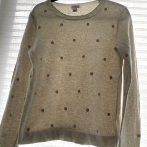 J. Crew Polka Dot Sweater